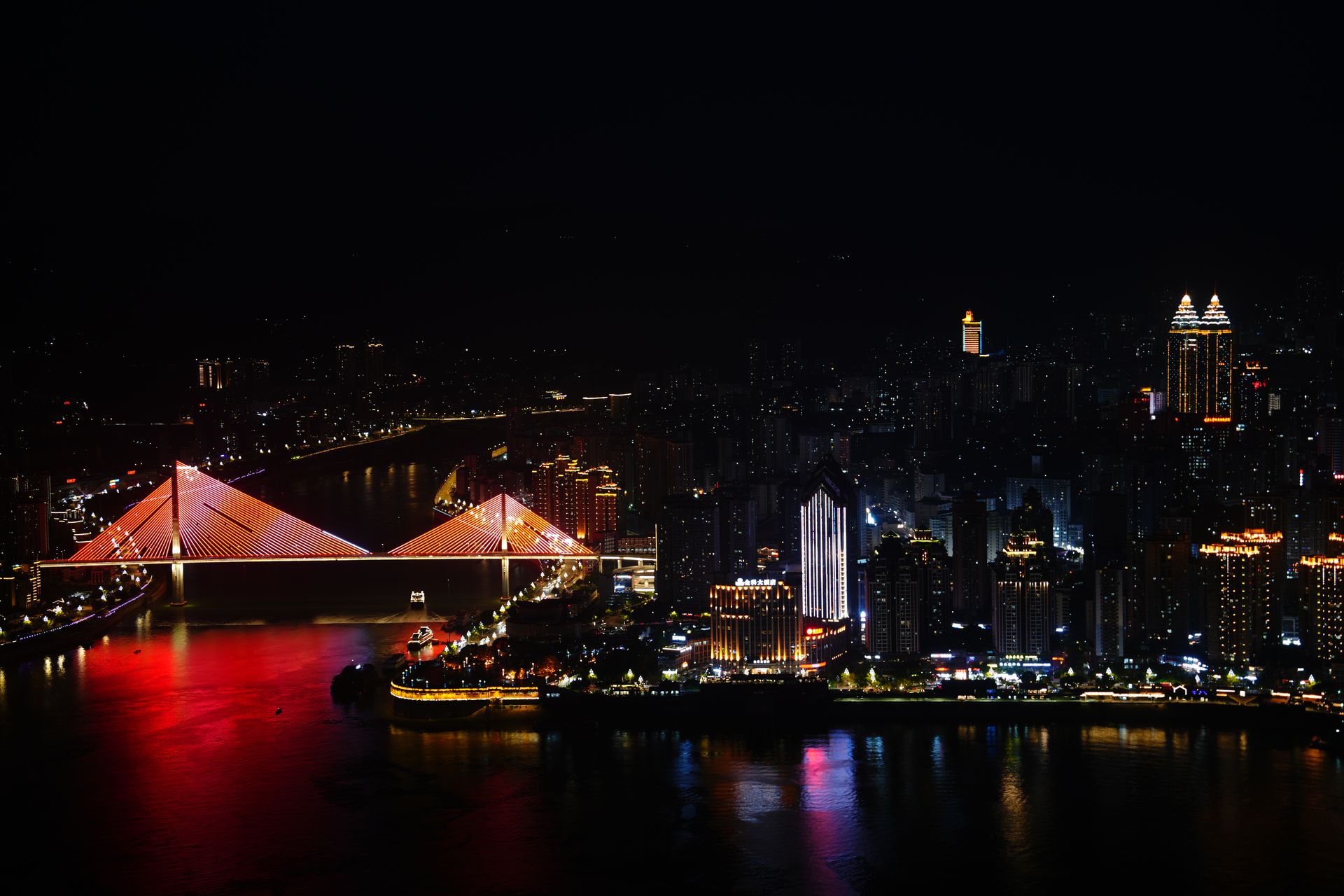 图21 北山坪夜景